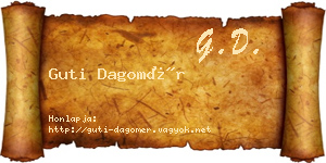 Guti Dagomér névjegykártya